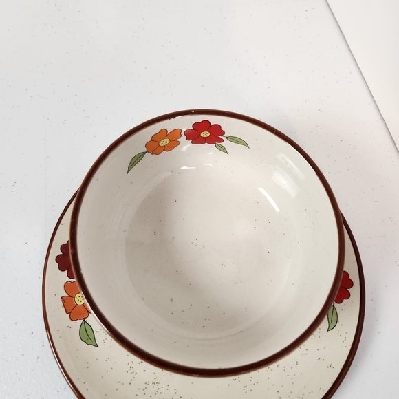 Vintage Interpur Farmer Boy Breakfast Set Bowl Plate Japan 1960s Anthropomorphic - Picture 3 of 10